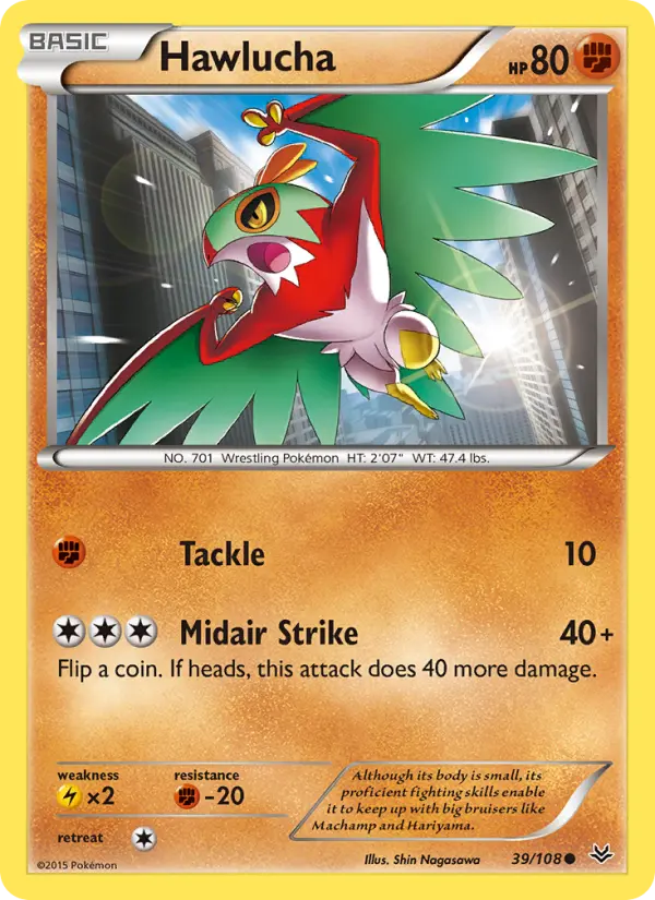 Hawlucha — Roaring Skies card #39