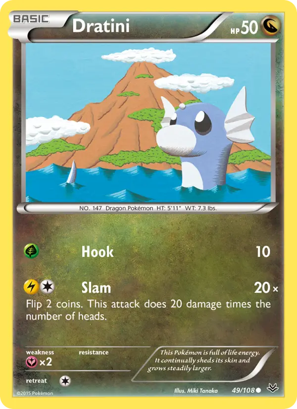 Dratini — Roaring Skies card #49