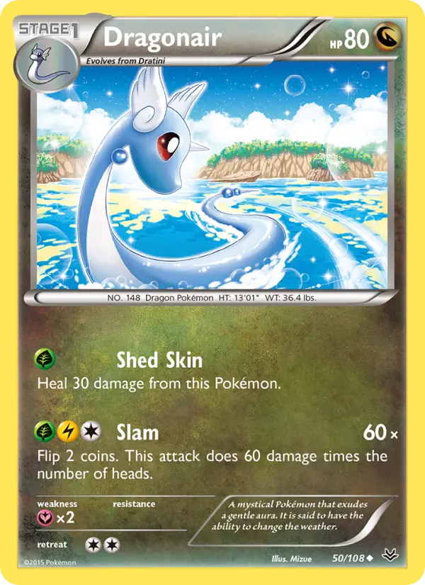 Dragonair — Roaring Skies card #50