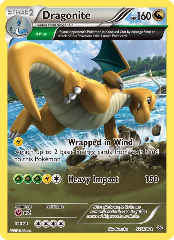 Dragonite — Roaring Skies card #52