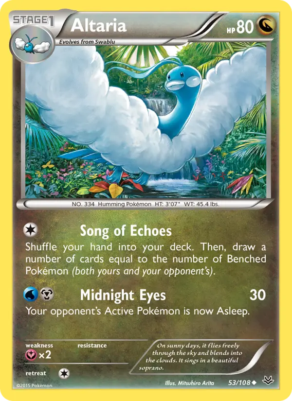 Altaria — Roaring Skies card #53