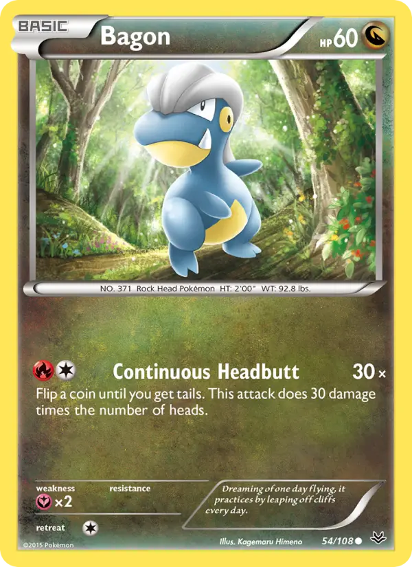 Bagon — Roaring Skies card #54