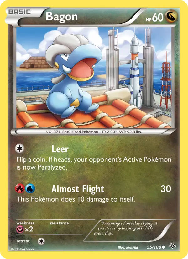 Bagon — Roaring Skies card #55