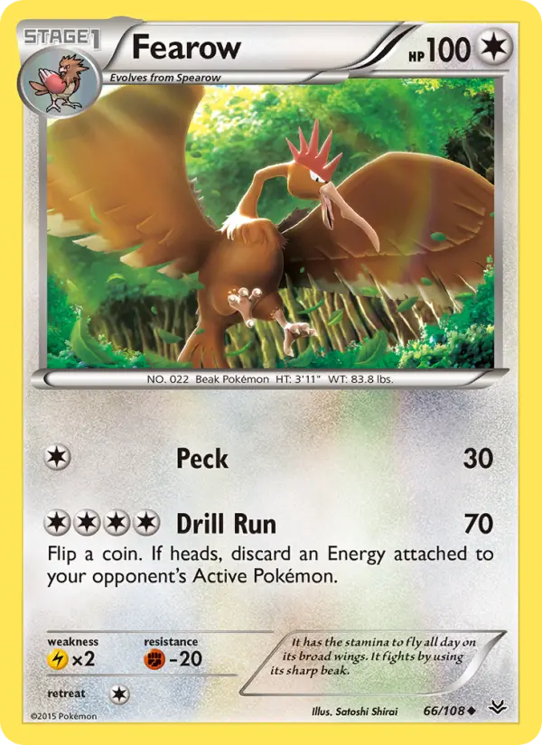 Fearow — Roaring Skies card #66