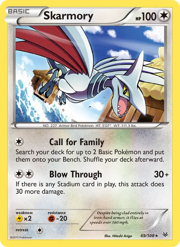 Skarmory — Roaring Skies card #69