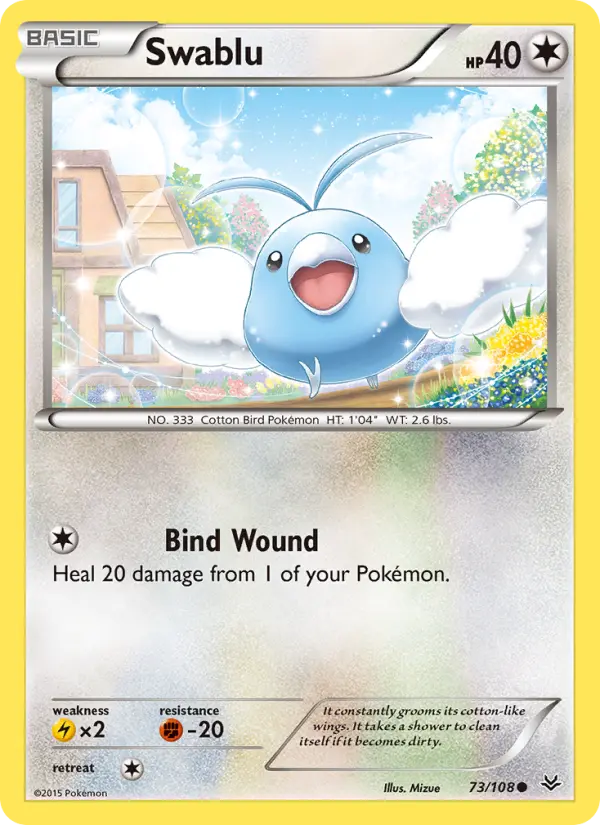 Swablu — Roaring Skies card #73