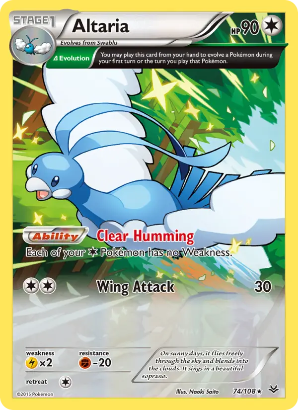 Altaria — Roaring Skies card #74