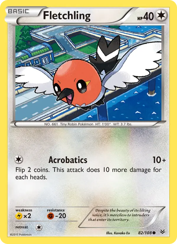 Fletchling — Roaring Skies card #82