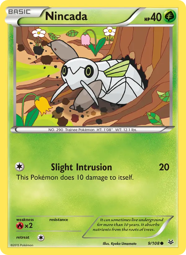Nincada — Roaring Skies card #9
