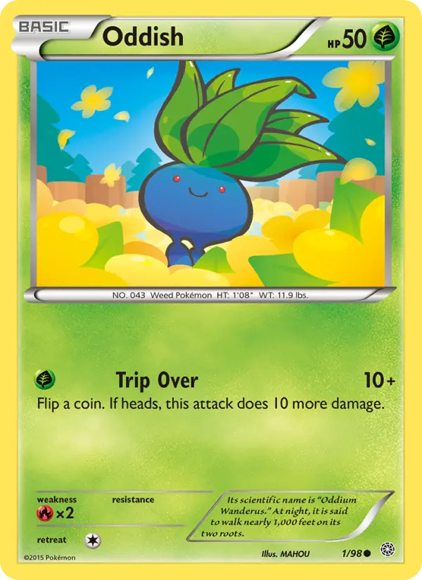 Oddish — Ancient Origins card #1