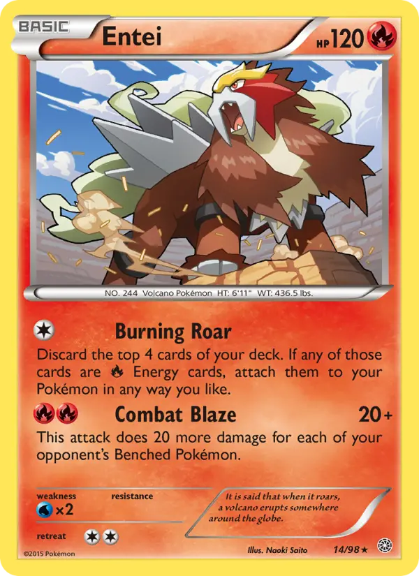 Entei — Ancient Origins card #14
