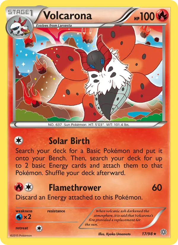 Volcarona — Ancient Origins card #17