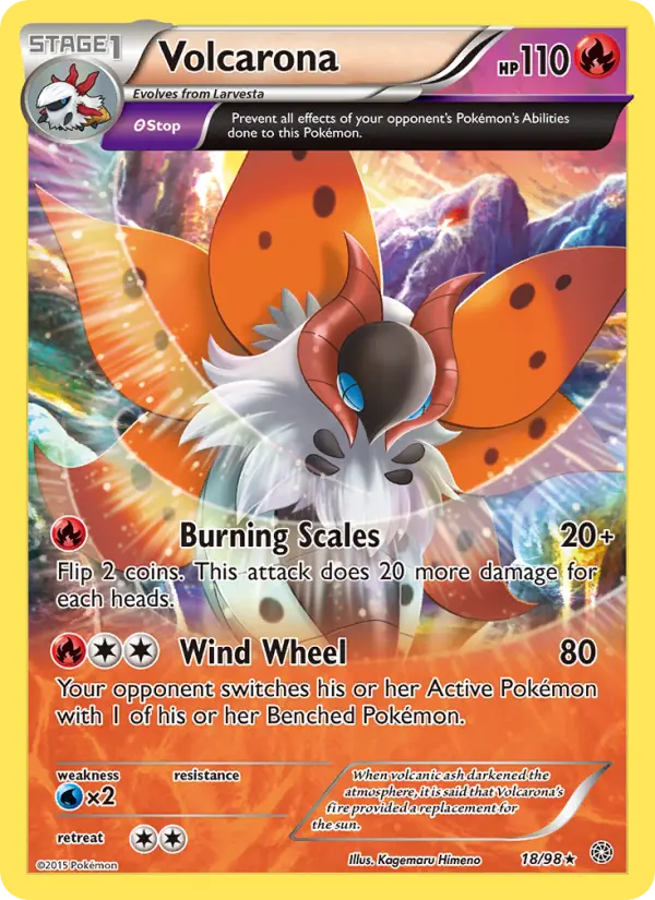 Volcarona — Ancient Origins card #18