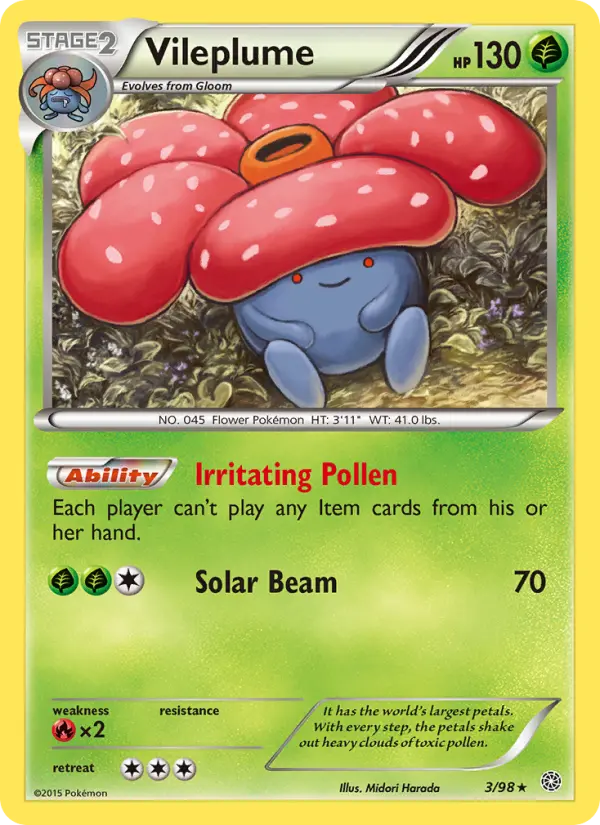 Vileplume — Ancient Origins card #3
