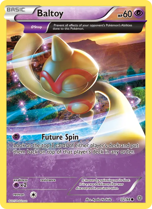Baltoy — Ancient Origins card #32