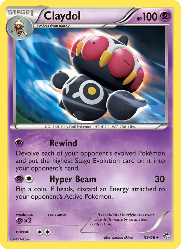 Claydol — Ancient Origins card #33