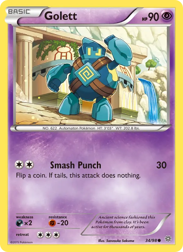 Golett — Ancient Origins card #34