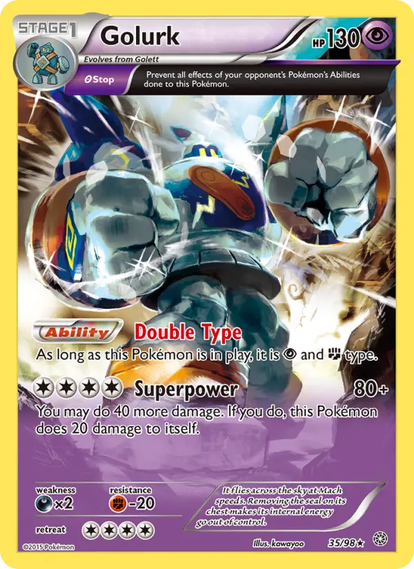 Golurk — Ancient Origins card #35