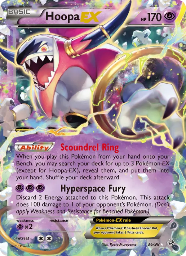 Hoopa EX — Ancient Origins card #36