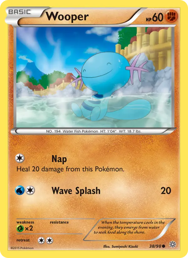 Wooper — Ancient Origins card #38