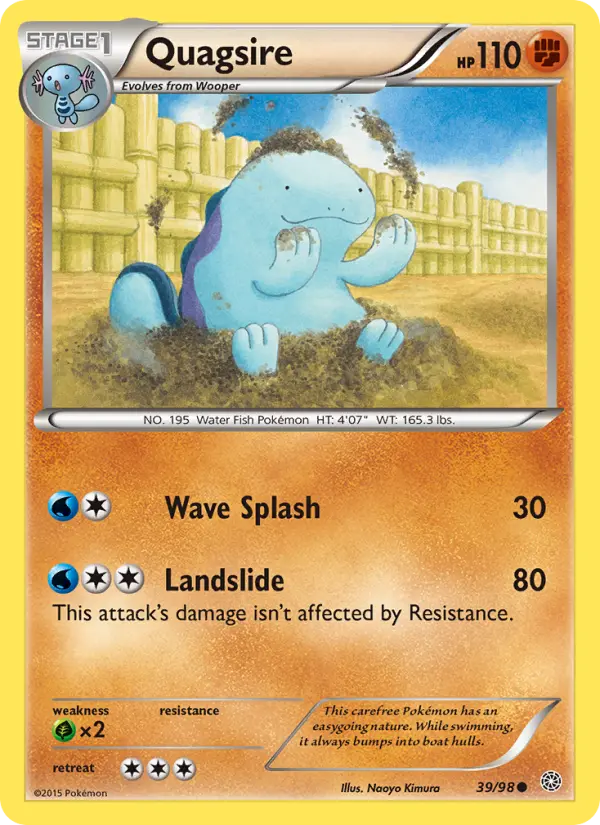 Quagsire — Ancient Origins card #39