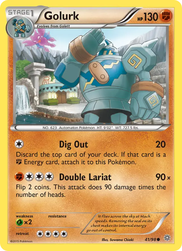 Golurk — Ancient Origins card #41