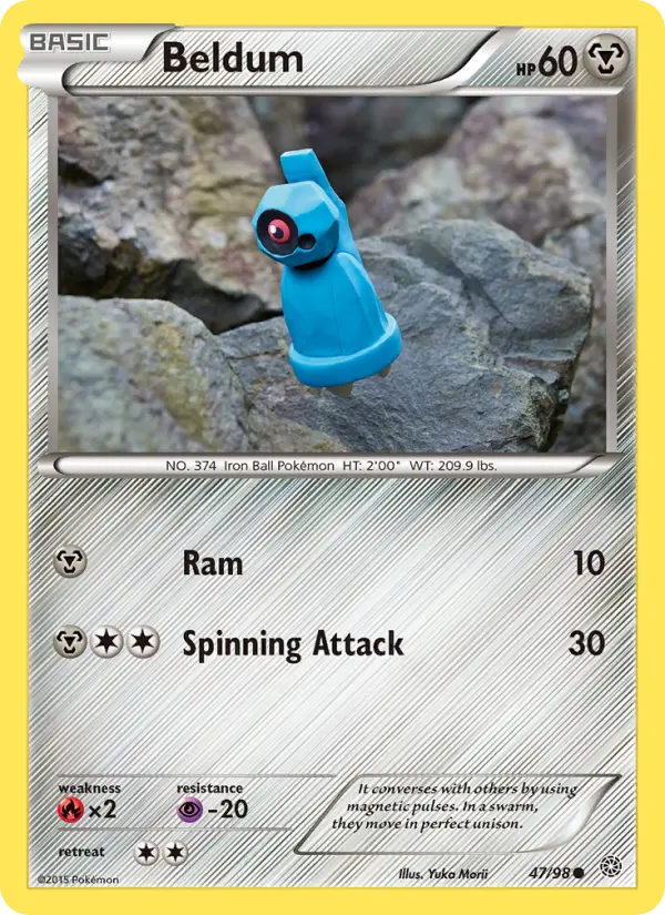 Beldum — Ancient Origins card #47