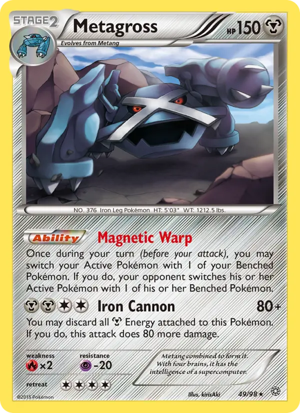 Metagross — Ancient Origins card #49