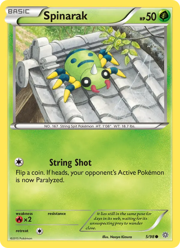 Spinarak — Ancient Origins card #5