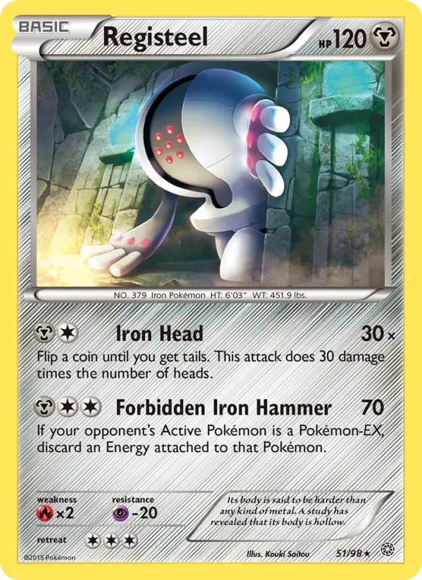 Registeel — Ancient Origins card #51