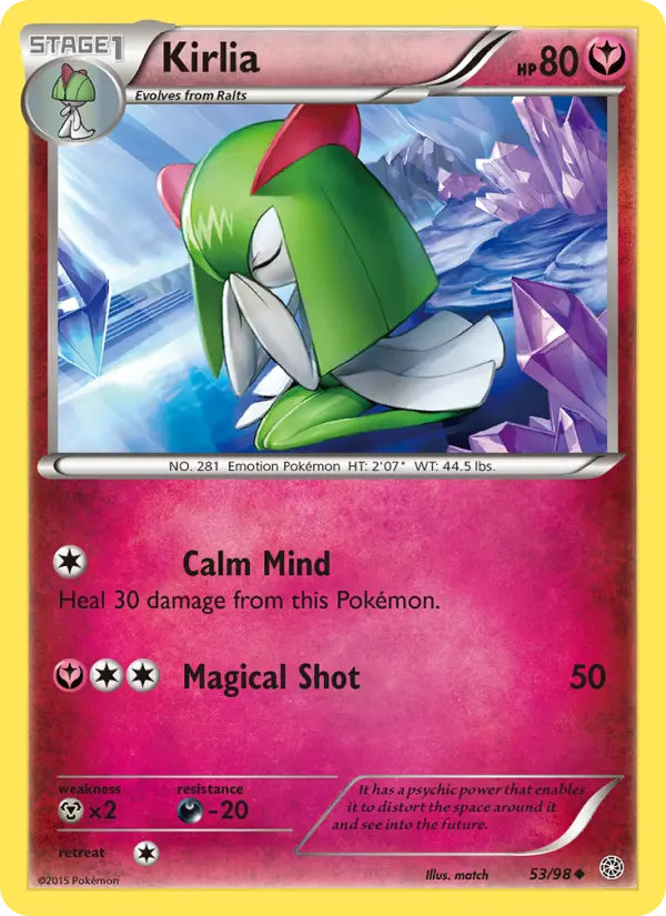 Kirlia — Ancient Origins card #53