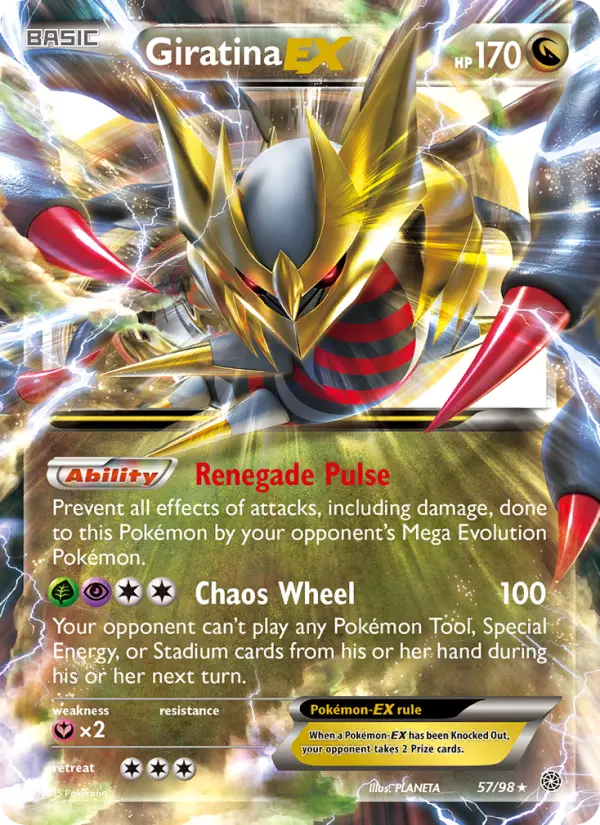 Giratina EX — Ancient Origins card #57