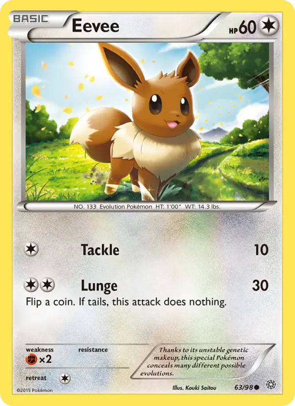 Eevee — Ancient Origins card #63