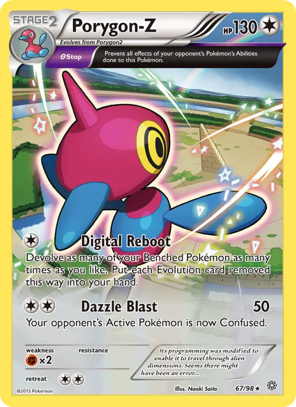 Porygon-Z — Ancient Origins card #67