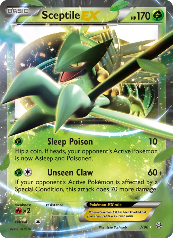 Sceptile EX — Ancient Origins card #7