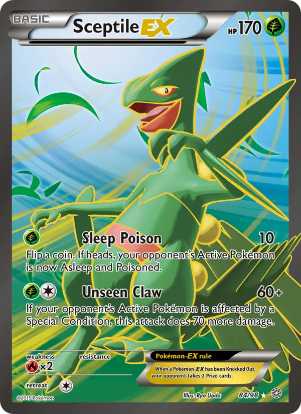 Sceptile EX — Ancient Origins card #84