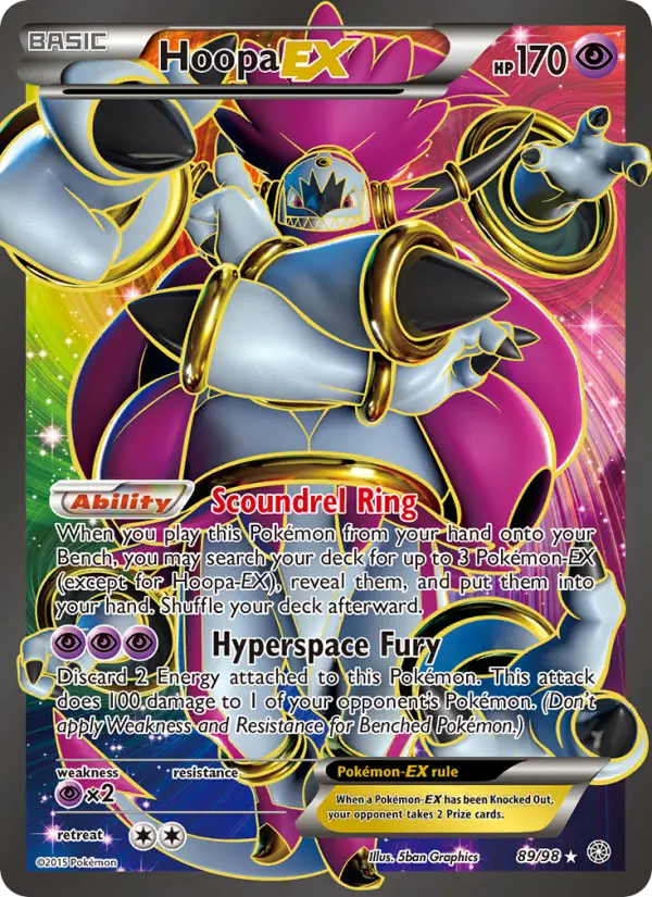 Hoopa EX — Ancient Origins card #89