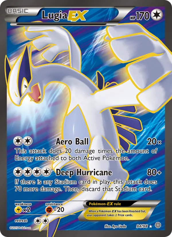 Lugia EX — Ancient Origins card #94