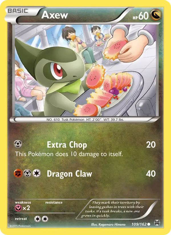 Axew — BREAKthrough card #109