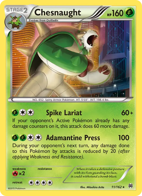 Chesnaught — BREAKthrough card #11