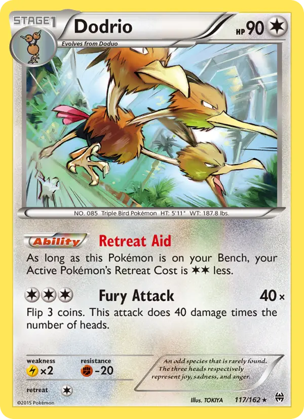Dodrio — BREAKthrough card #117