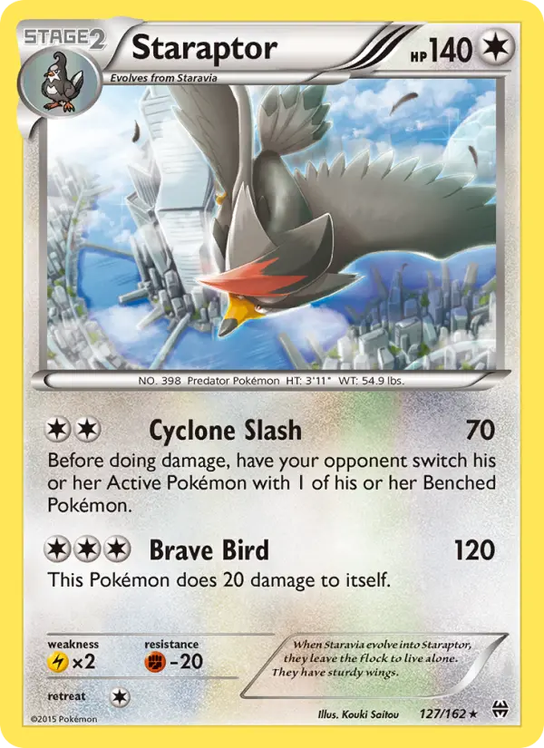 Staraptor — BREAKthrough card #127