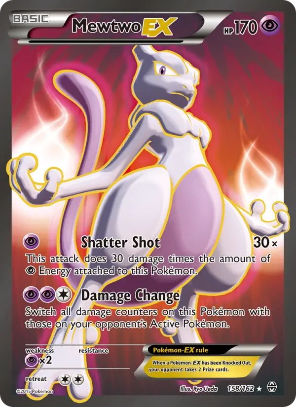 Mewtwo EX — BREAKthrough card #158