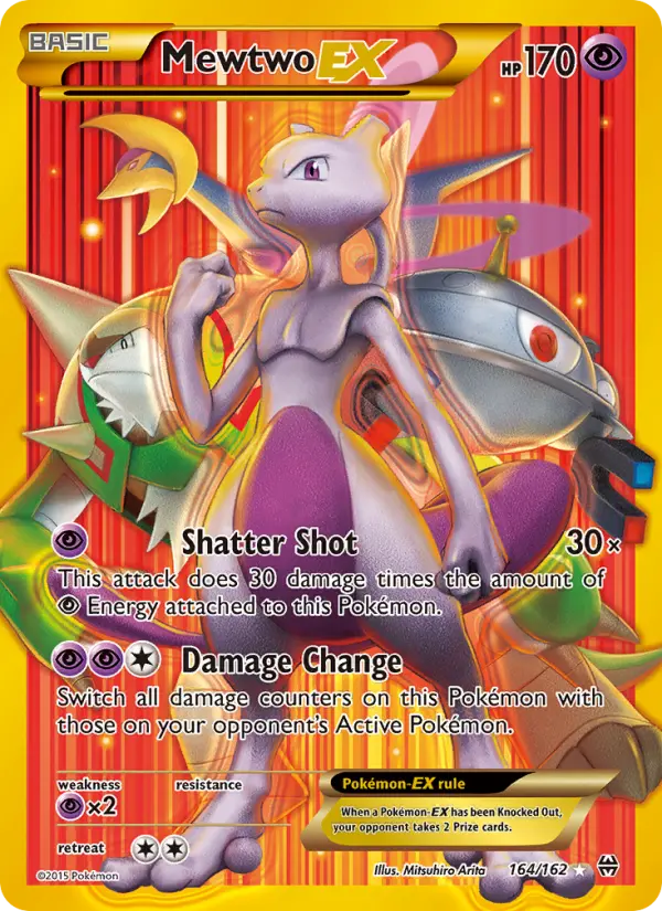 Mewtwo EX — BREAKthrough card #164