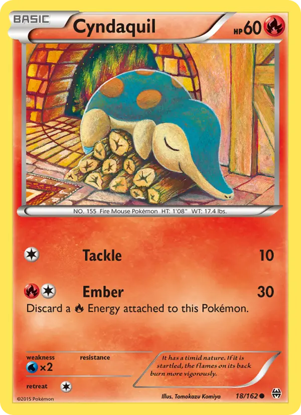 Cyndaquil — BREAKthrough card #18