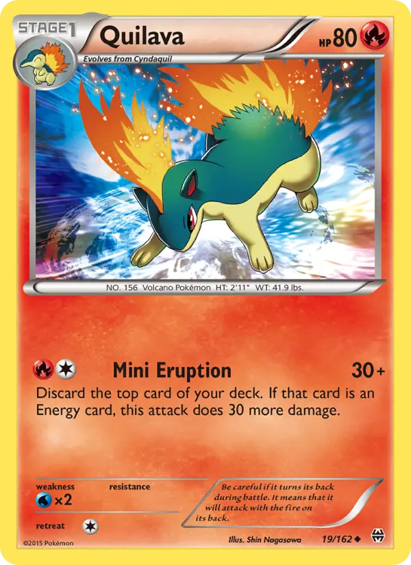 Quilava — BREAKthrough card #19