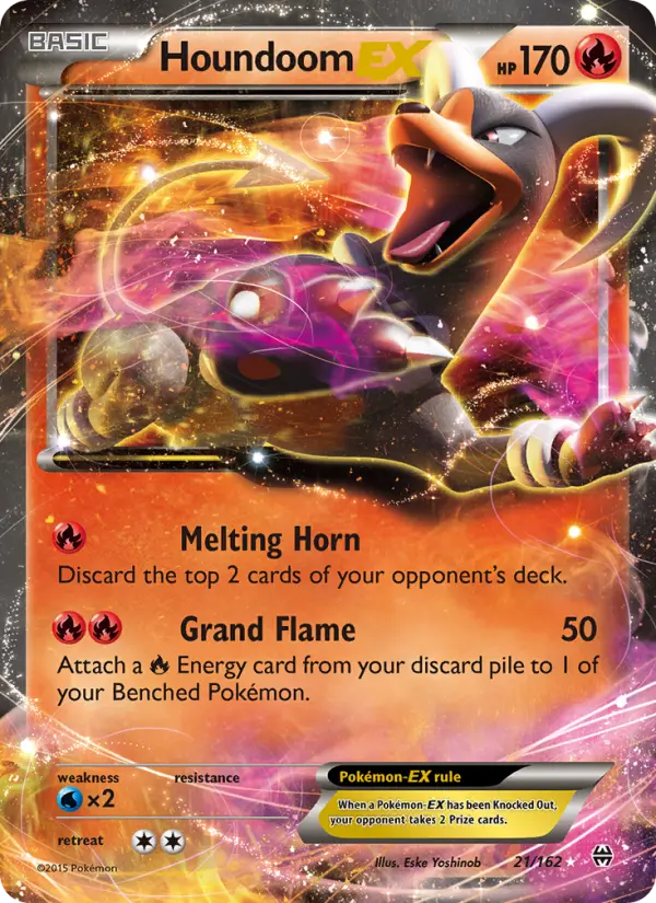 Houndoom EX — BREAKthrough card #21