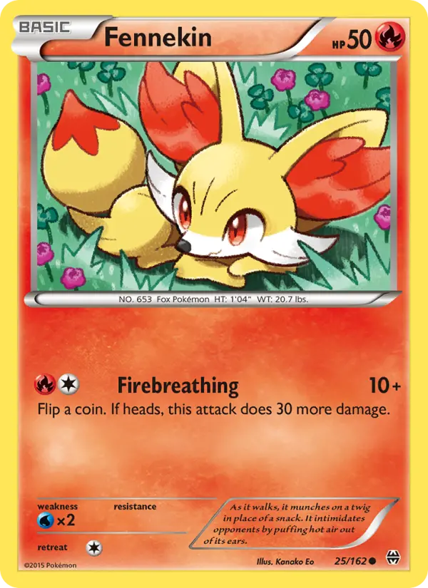 Fennekin — BREAKthrough card #25