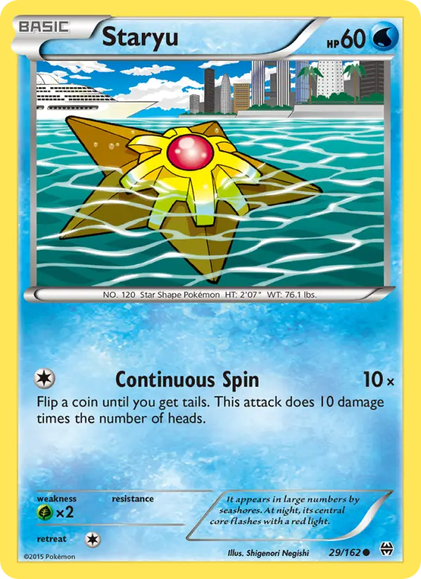 Staryu — BREAKthrough card #29