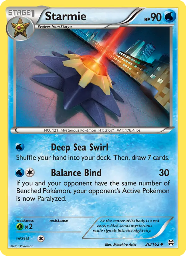 Starmie — BREAKthrough card #30
